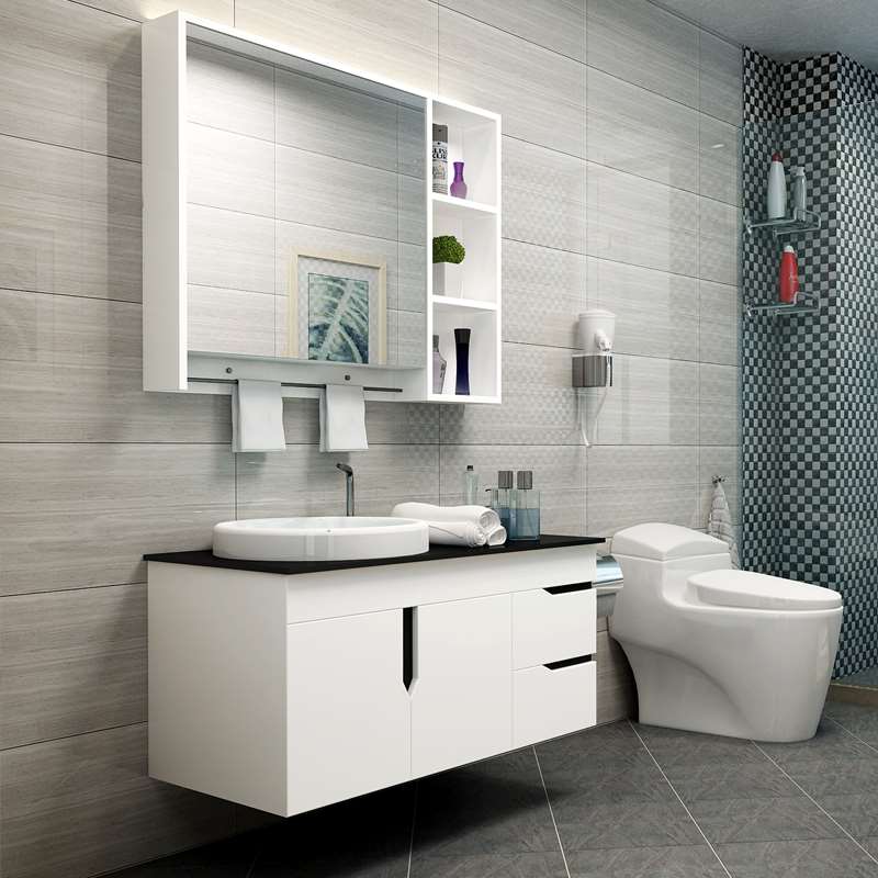 卫浴p落地式洗脸盆浴室柜组合洗漱台欧式卫生间小户型60cm