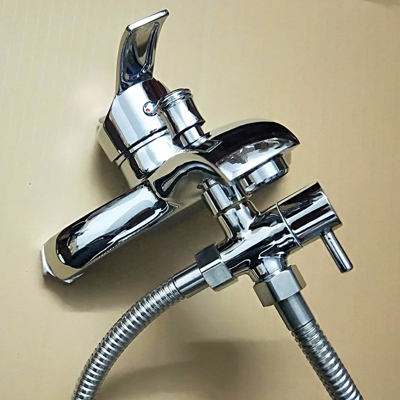 铜分水器一分二一进二出水龙头淋浴阀分水阀连接花洒管子三通接头