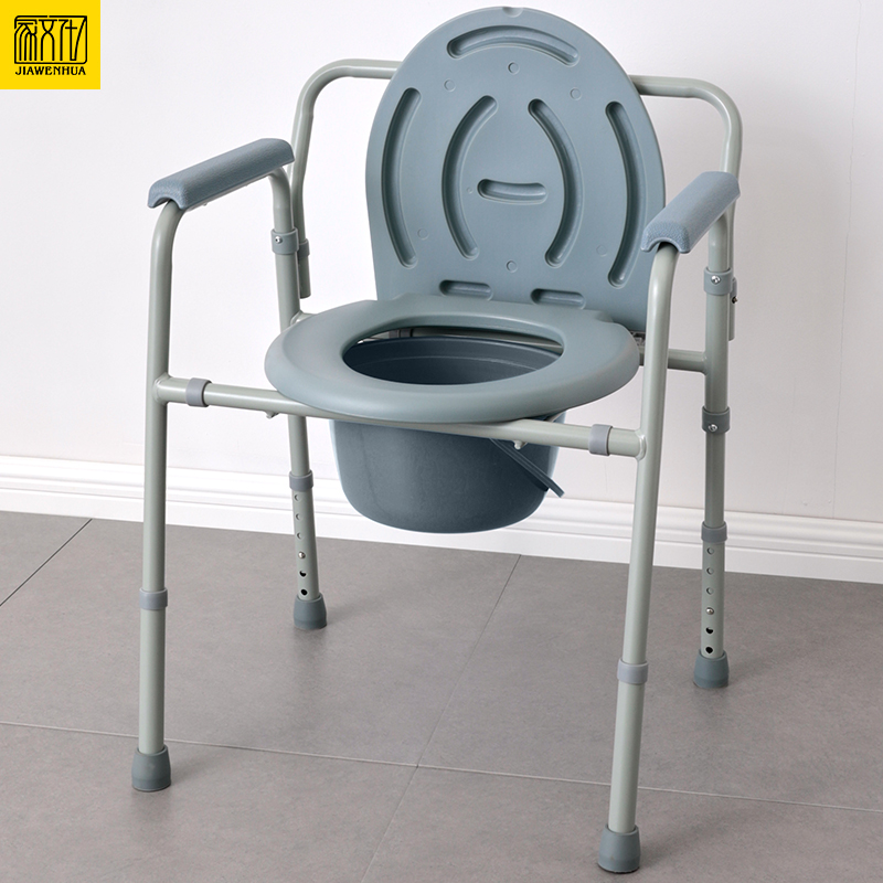 免打孔坐便椅老人家用结实坐便器移动马桶可折叠孕妇卫生间坐便凳