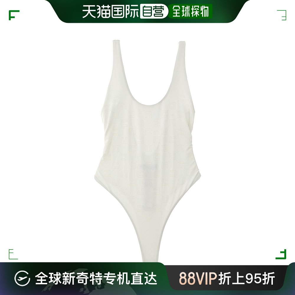 香港直邮Elisabetta Franchi 女士 人造钻石徽标连体泳衣 CS54N41