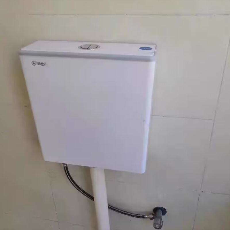 厕所冲水箱家用卫生间蹲便器蹲坑抽水马桶节能挂墙式大冲力套装