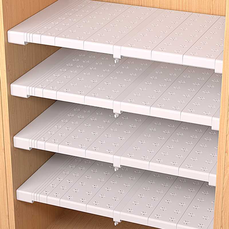 衣柜内分层可伸缩收纳隔板宿舍隔断橱柜隔层厨房置物架柜子分隔板