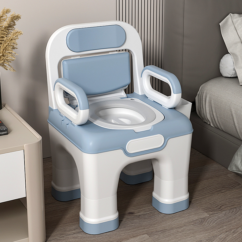新款老人坐便器家用室内便携式孕妇厕所椅残疾老年人卧室可移动马