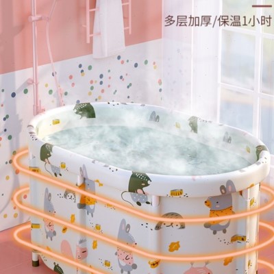 可折叠泡澡桶大人加大小户型简易网红家用全身成年人盆浴缸特大型