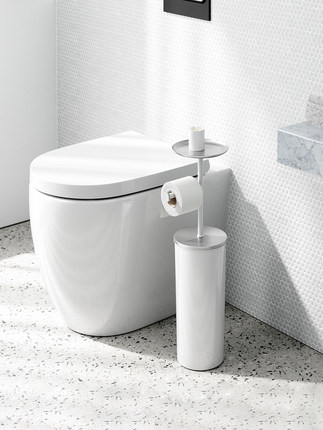 加拿大umbra马桶纸巾架厕所卫生间盒防水卷纸挂架置物厕纸免打孔