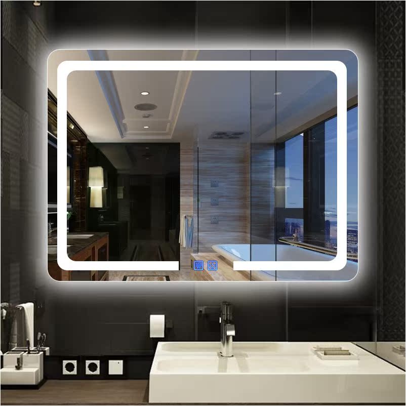 壁挂式led灯光镜高清智能防雾卫浴镜子化妆镜浴室镜卫生间镜子