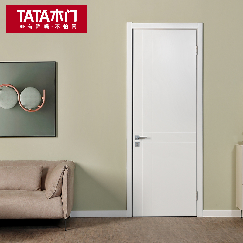 TATA木门 卧室门定制卫生间门木门室内门厨卫门折叠门油漆门AC002