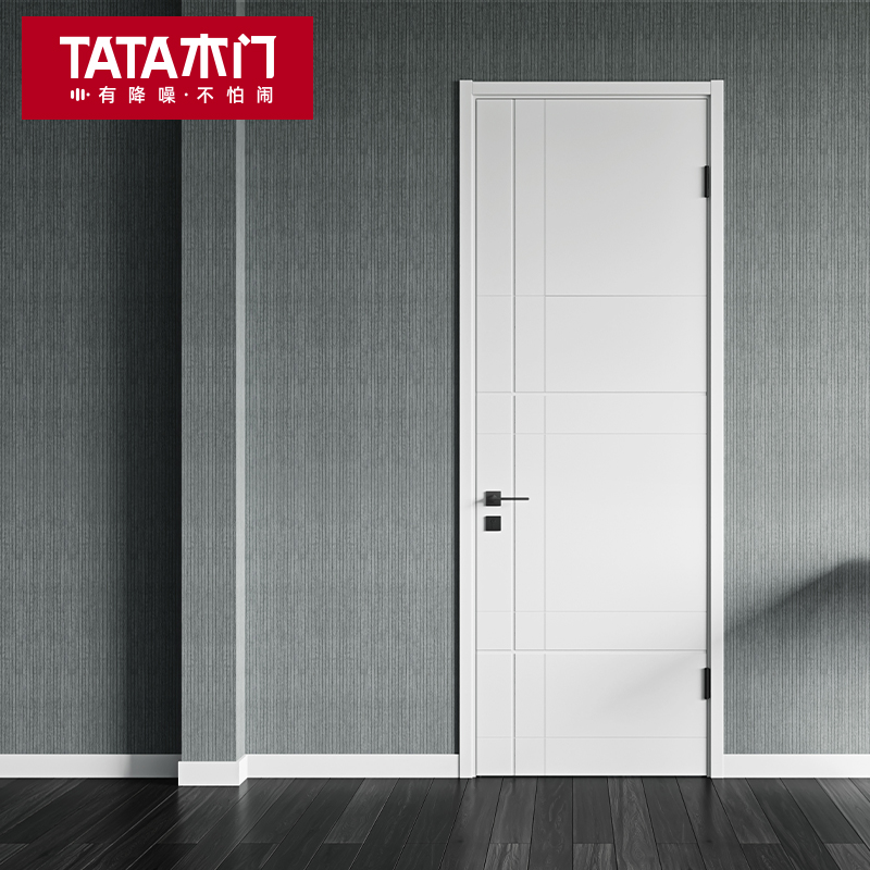 TATA木门 卧室门卫生间门厨卫门室内门折叠门油漆门房门木门AC020