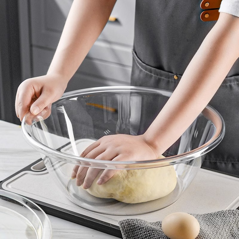 透明塑料碗食品加厚家用烘焙和面盆蛋糕打蛋沙拉泡面碗大号汤碗