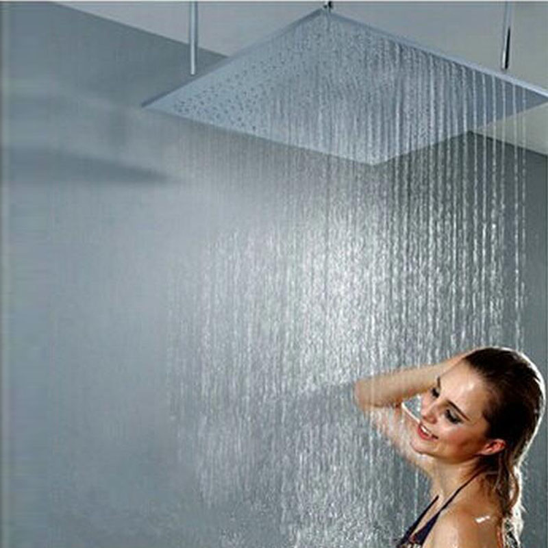 20寸500x500mm天花淋浴喷洒雨淋花洒 浴室顶喷 超大浴室喷头花洒