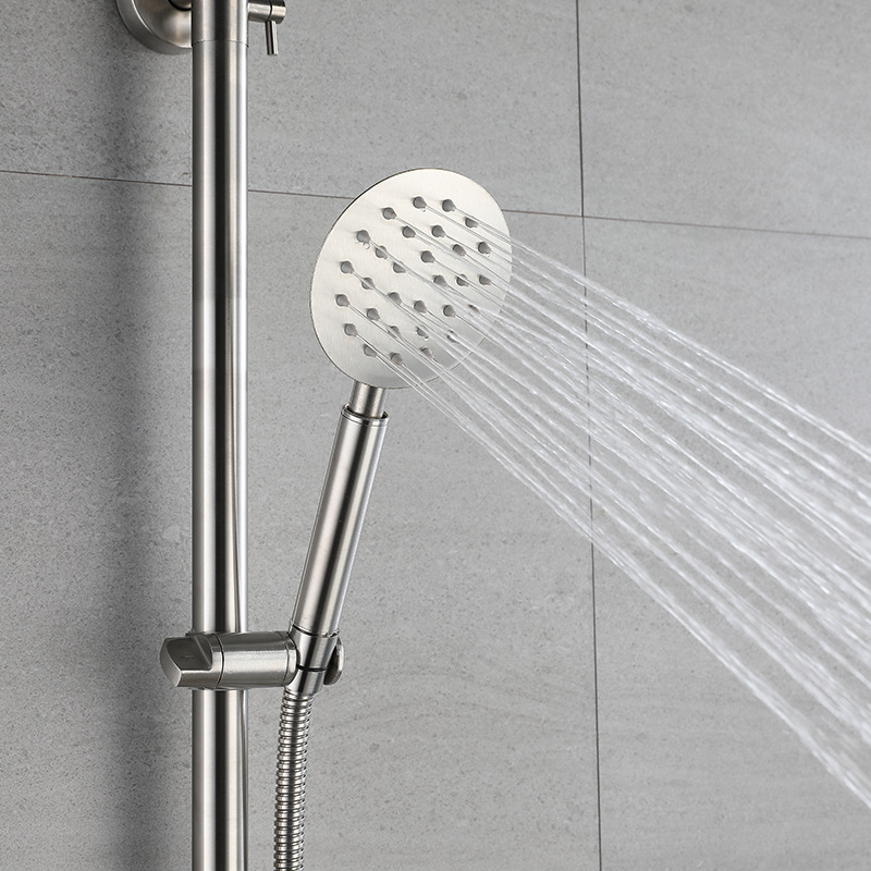 新款东南亚SUS304不锈钢花洒套装单冷淋浴器龙头家用浴室淋雨增压