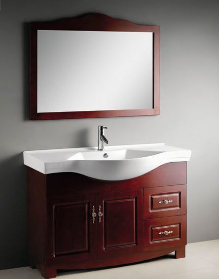 欧式美式橡木浴室柜组合实木卫浴柜洗脸盆柜洗手盆柜洗漱台 XM526