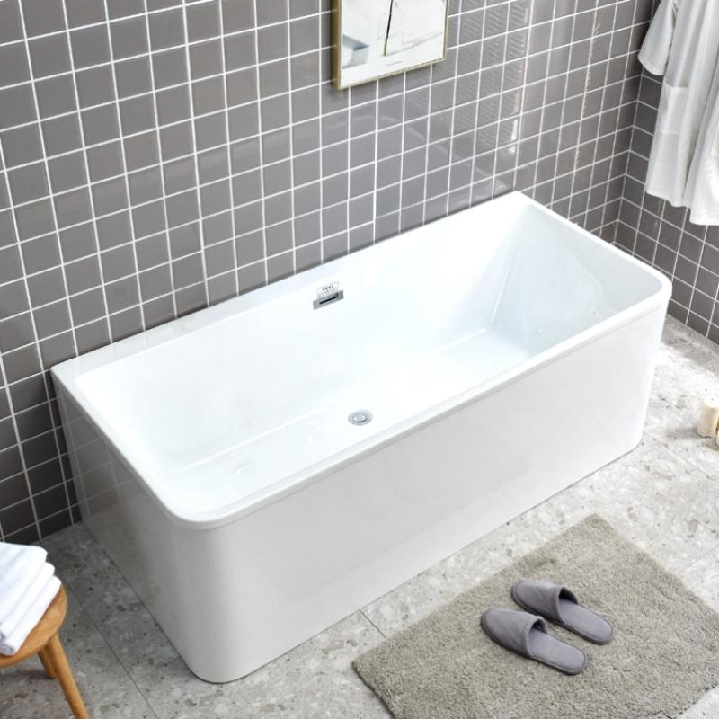 新品浴缸a小型普通移动双人情侣方形大可老户型高端式复古豪华迷