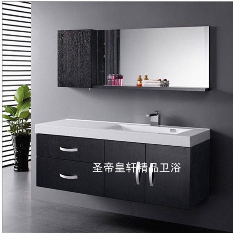 新品美式欧式浴室柜橡木浴室柜组合浴柜洗脸盆柜组合洗手盆柜 BH5