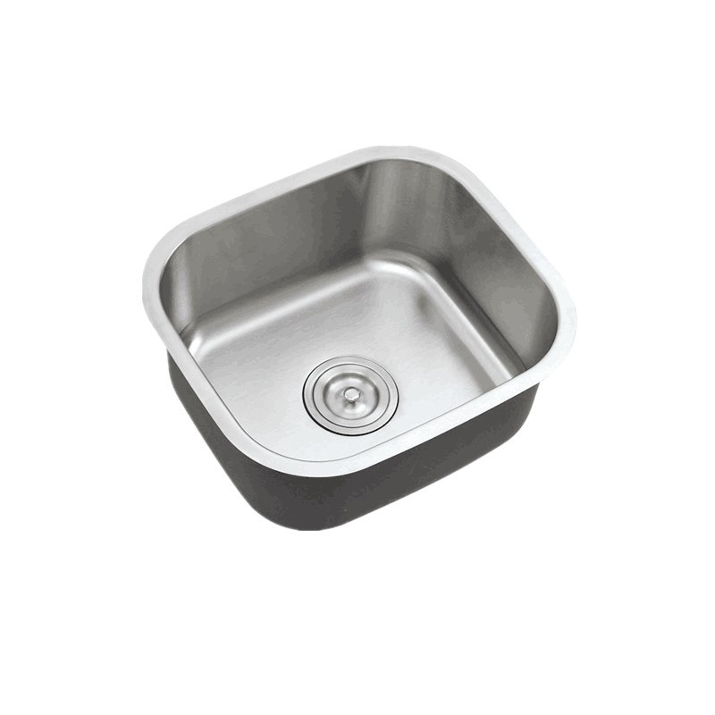 极速厨房水槽单槽迷你方形阳台小户型洗碗池 大号304不锈钢洗菜盆