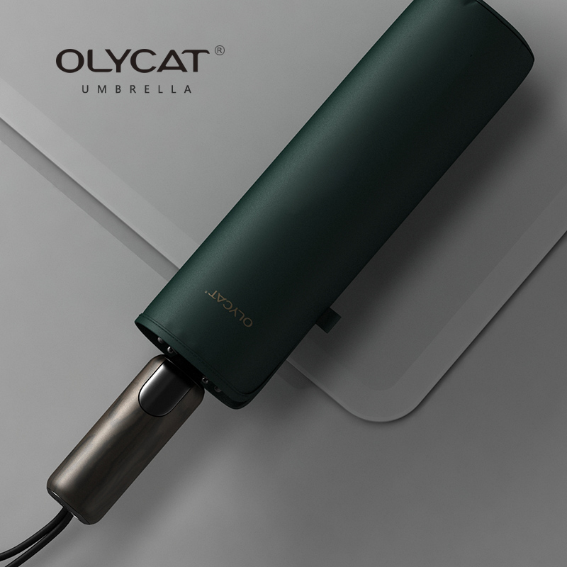 新款OLYCAT三折自动280T记忆遮光布晴雨两用超强防晒大号抗风雨伞