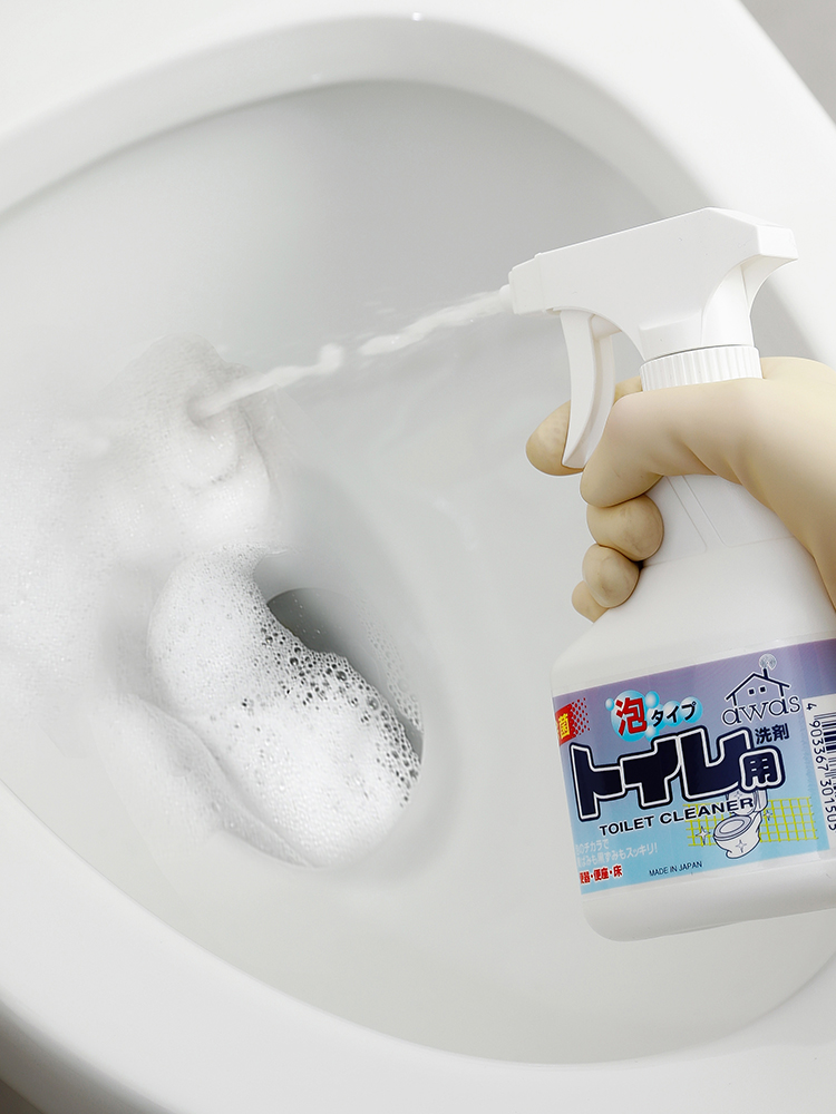 日本进口泡沫型马桶清洁剂厕所坐便器去污除垢洁厕灵温和型300ml