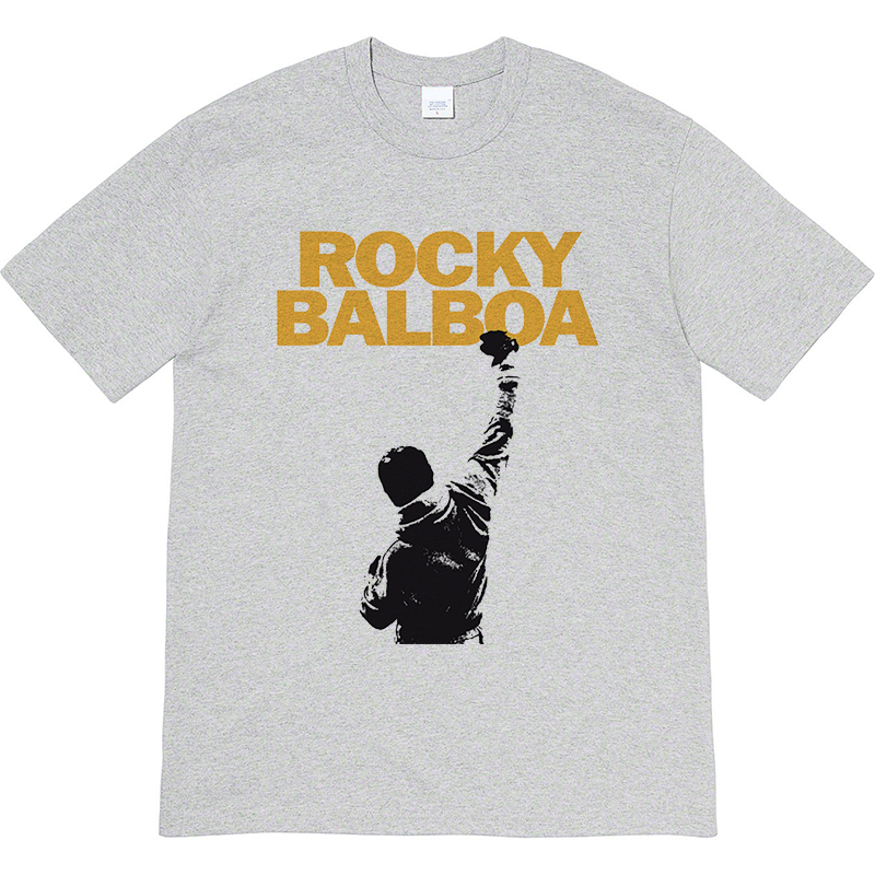 洛奇Rocky Balboa史泰龙电影复古短袖男女情侣T恤纯棉t原创tshirt