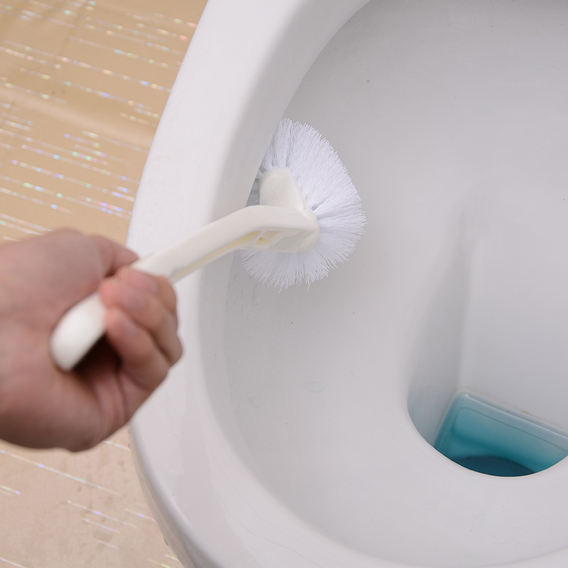 日本AISEN长柄马桶刷 软毛厕所刷 卫生间清洁刷子 洁厕刷内侧所刷