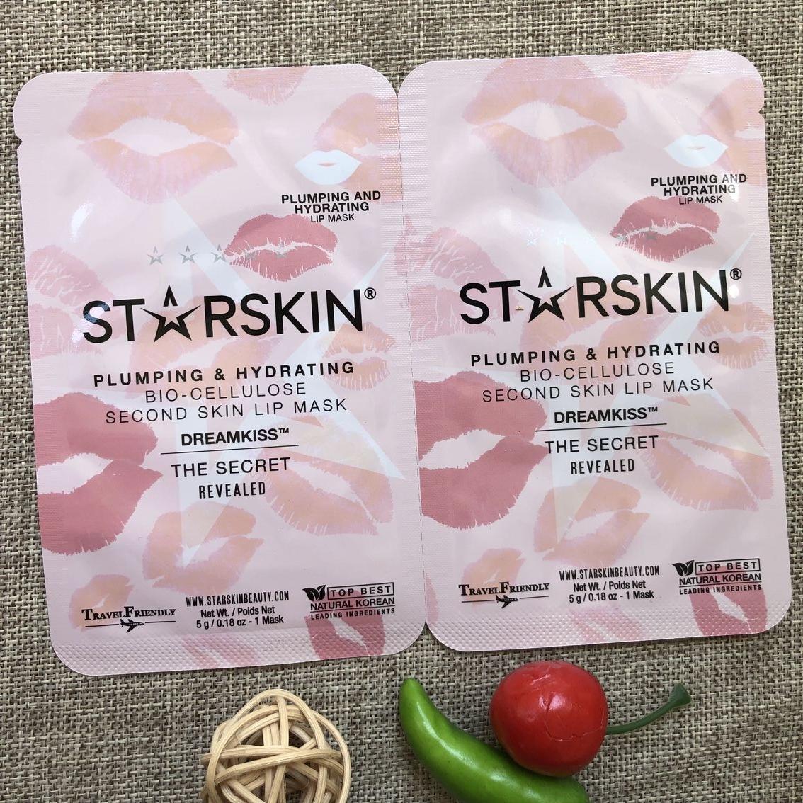 法国Starskin Dreamkiss保湿唇膜 肌肤之星 梦幻之吻椰子生物纤维