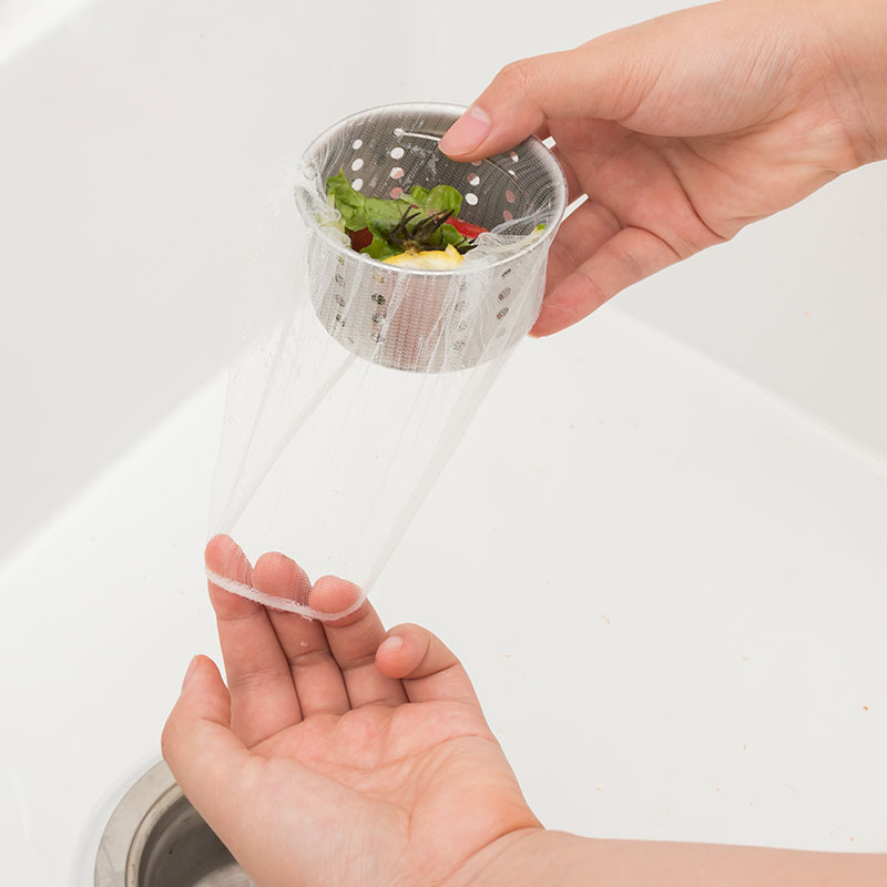 一次性厨房水槽提笼过滤网下水排水口通用洗碗菜池垃圾防堵塞漏网