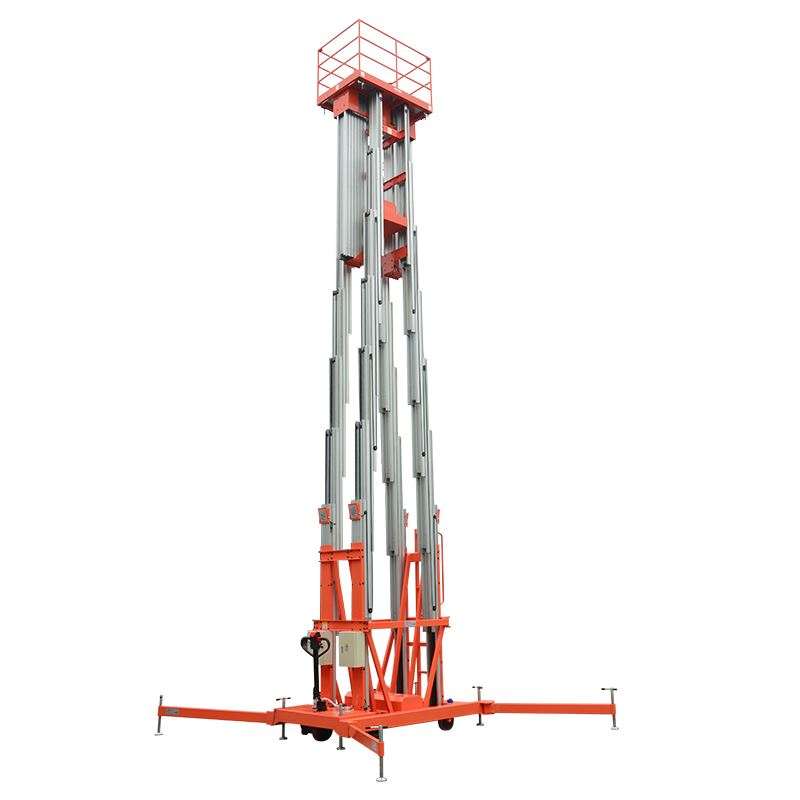 上海品牌移动式铝合金高空作业平台 液压升降机 取料机云梯升降台