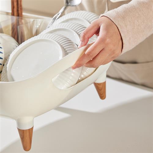 碗筷收纳盒大号单层厨房水槽置物晾放碗架小型碗碟碗筷沥水架置物