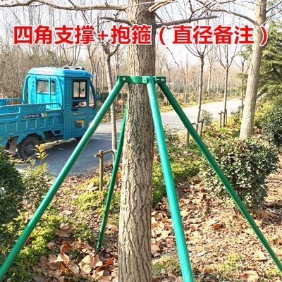 树木支撑固定器铁抱箍防风支撑杆绿化行道镀锌钢管苗木支撑架烤漆