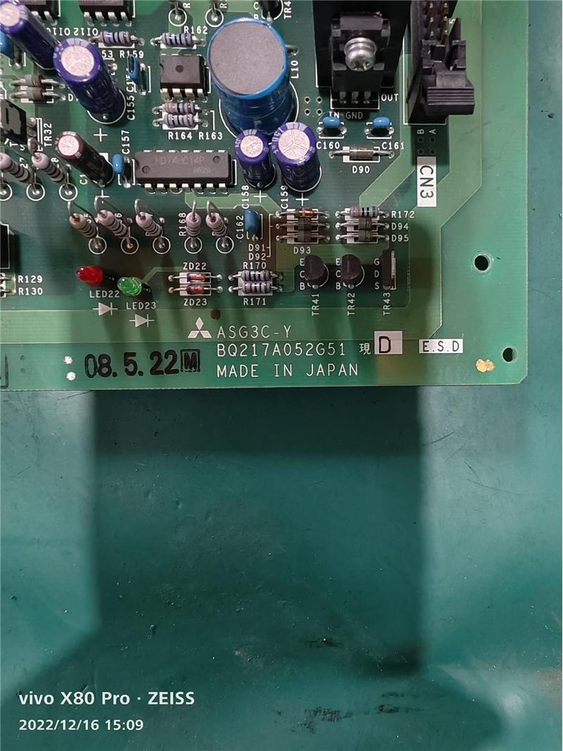 三菱电源控制板 型号ASGC-Y BQ217A0052G5议价