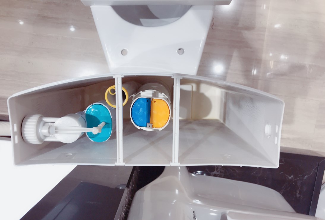 厕所分体式老式座便器马桶陶瓷水箱改装塑料冲水箱