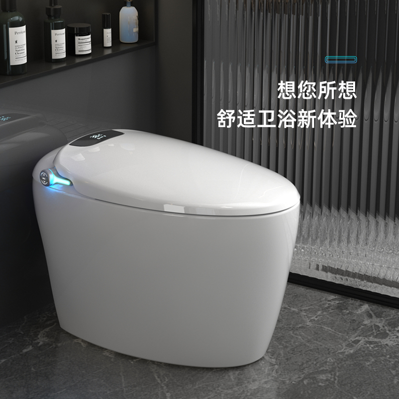 日本全自动智能蛋型马桶一体式紫外线杀菌无水压限制即热式坐便器