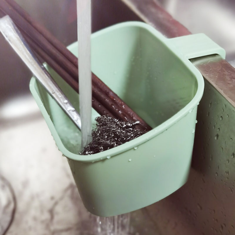 厨房水槽过滤网家用水池多功能收纳沥水篮洗完碗剩菜垃圾收纳挂篮