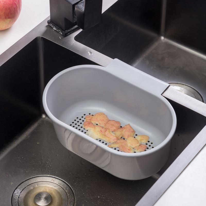 厨房水槽沥水篮洗碗池厨余湿垃圾剩菜剩饭汤汁残渣过滤网水池挂架