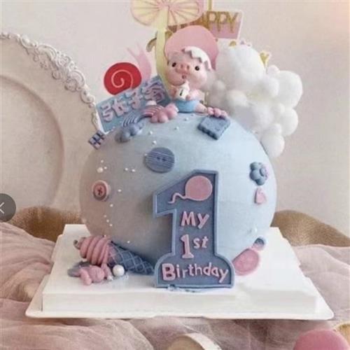 巧克力翻糖婴儿宝宝周岁满月数字一硅胶蛋糕模具数字生日蛋糕蜡烛