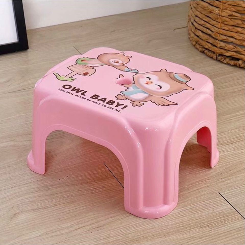 印花多只装加厚儿童小凳子洗澡宝宝矮凳茶几家用成人换鞋塑料椅