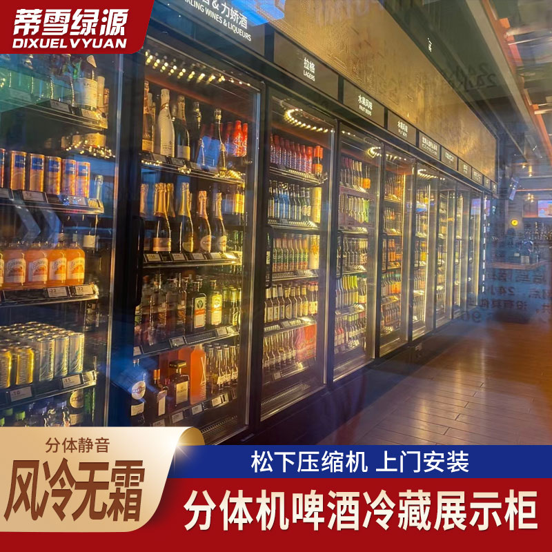 超市冰柜便利店多门商用外机饮料柜冷藏保鲜柜立式酒吧啤酒展示柜