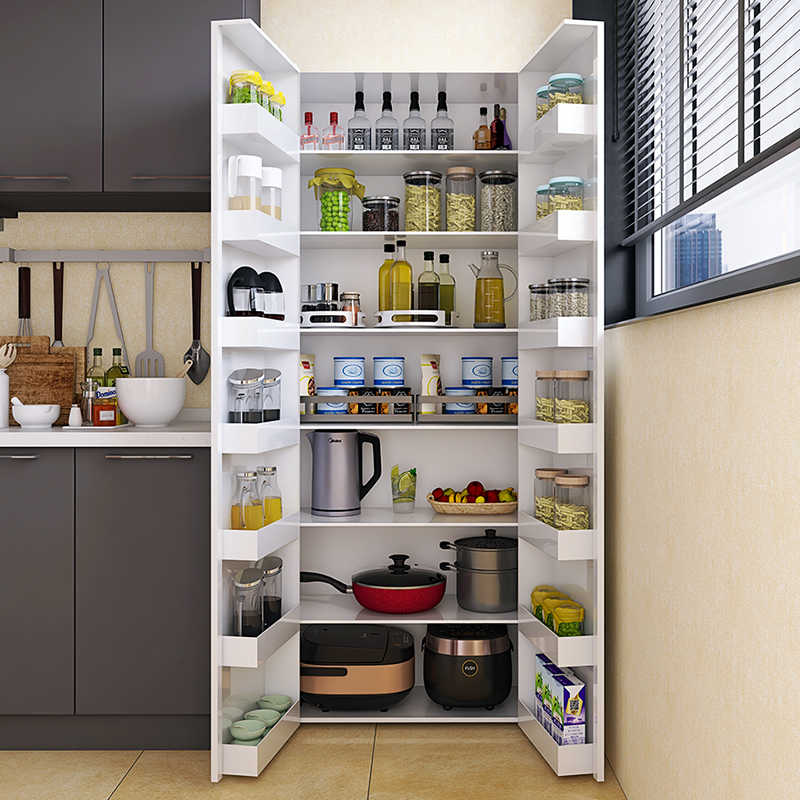 轻奢餐边柜一体靠墙多功能家用客厅储物柜现代简约厨房橱碗柜置物