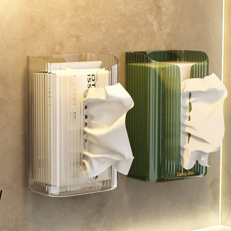 卫生纸盒厕所专用马桶边置物架放卫生纸壁挂式收纳盒卫生间抽纸盒