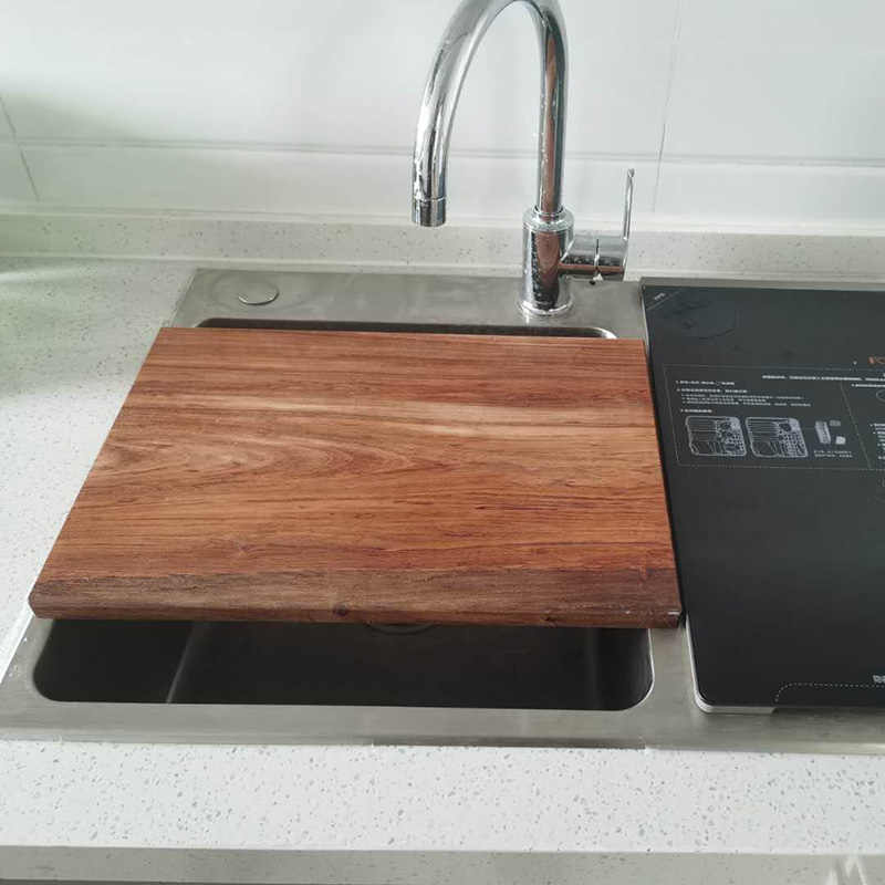 花梨砧板定制实木切菜板水槽卡位粘板洗碗机面板高脚案板防霉占板