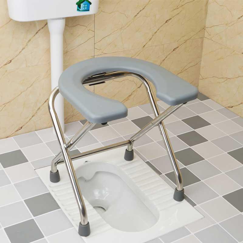 坐便椅老人孕妇坐便器家用可折叠蹲便改坐便厕所凳子洗澡移动马桶