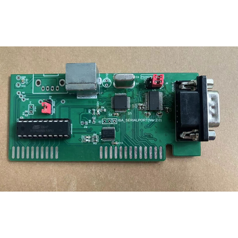 ISA总线扩展卡 串口扩展卡 PS2鼠标接口 光电鼠标DOS接口 8位总线