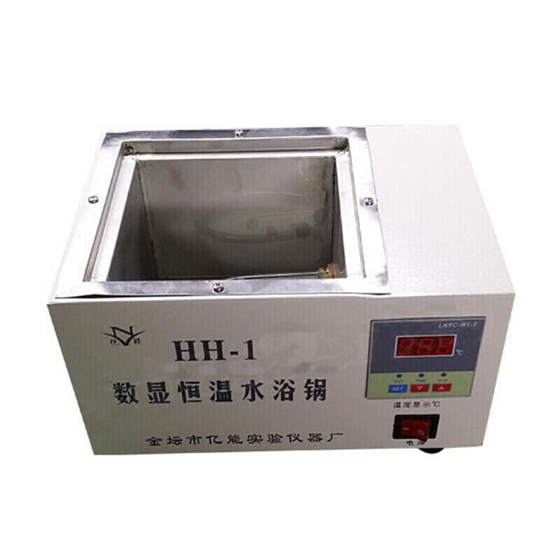推荐电热数显恒温水浴锅HH-2单双四六八孔实验室水槽恒温水箱水浴