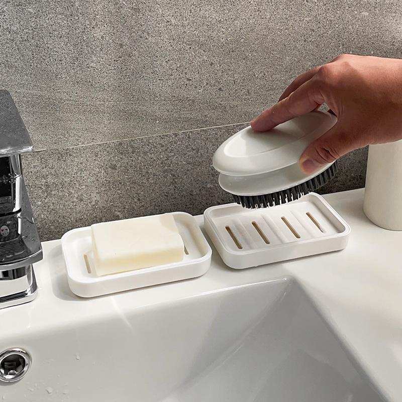 大号日式双层沥水肥皂盒家用浴室创意皂架塑料简约卫生间香皂盒子
