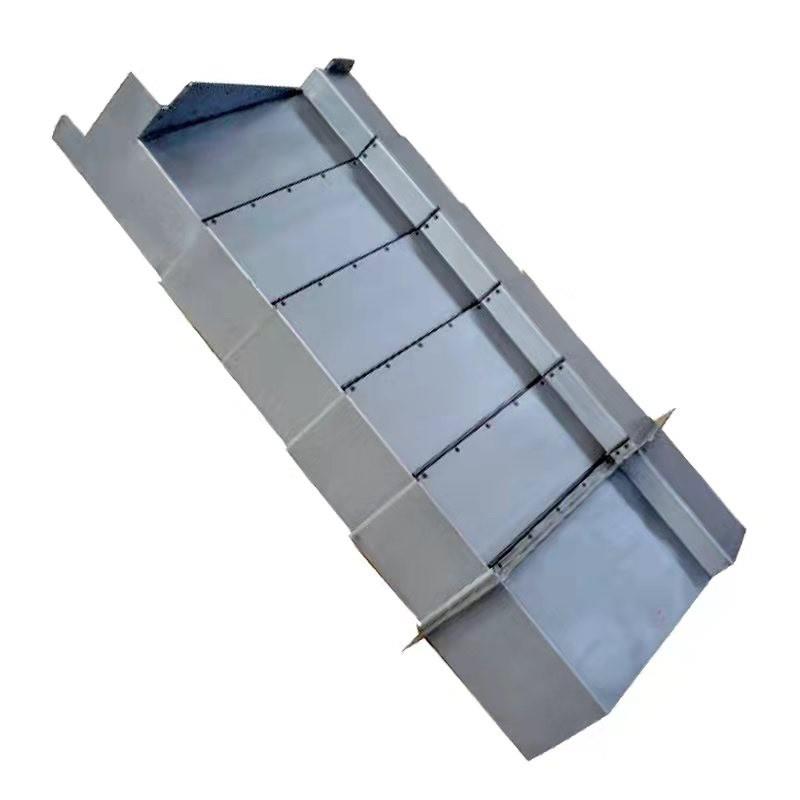 加工中心钢板防护罩数控机床镗铣床不锈钢伸缩护板钣金防尘罩