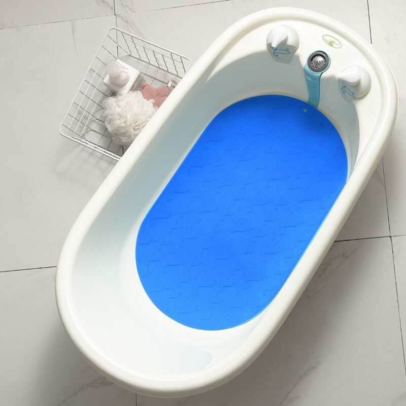 硅胶防滑垫宝宝婴儿无味无害卡通淋浴垫儿童浴室吸盘地垫洗澡浴缸