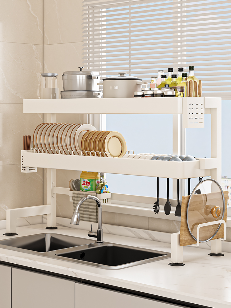 IKEA宜家厨房水槽置物架台面晾碗盘碟收纳柜家用多功能水池沥水架