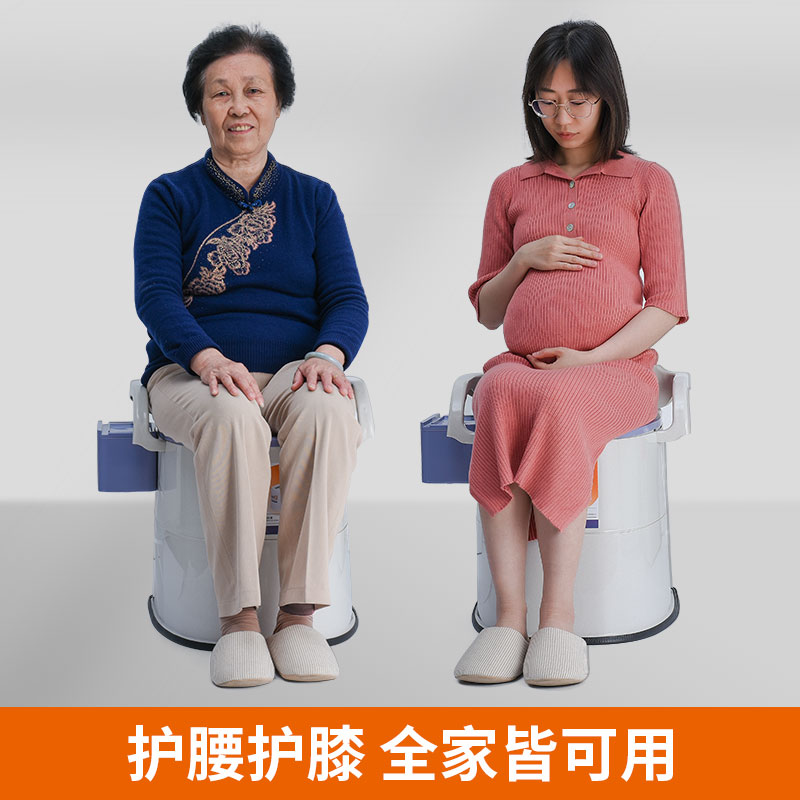 老人坐便椅简易孕妇老年人坐便器室内家用女可移动马桶蹲便改坐厕