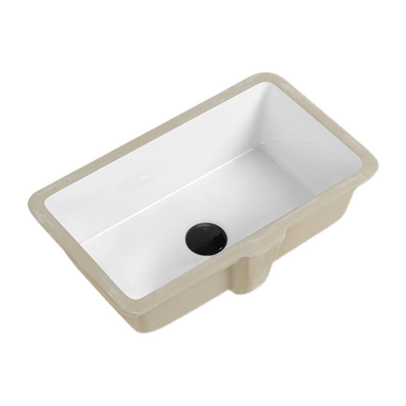 陶瓷方形台下盆嵌入式极窄宽面盆卫生间超小尺寸洗手盆小号洗脸盆