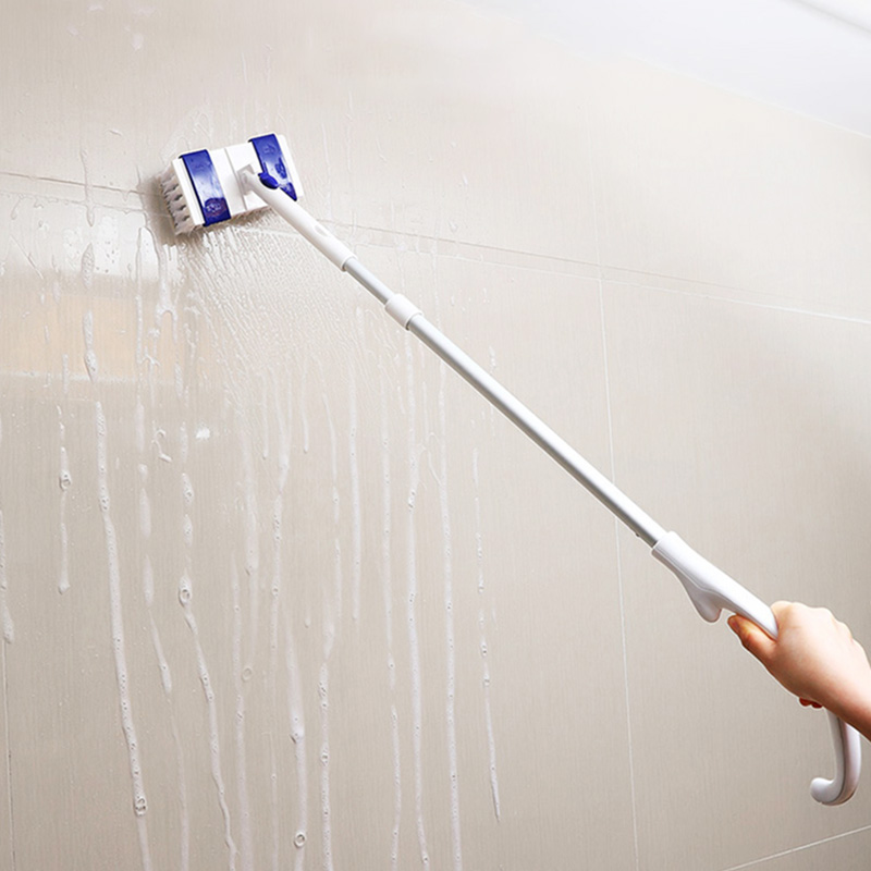 日本AISEN卫生间墙面刷浴缸刷清洁瓷砖刷浴室刷地神器长柄地板刷
