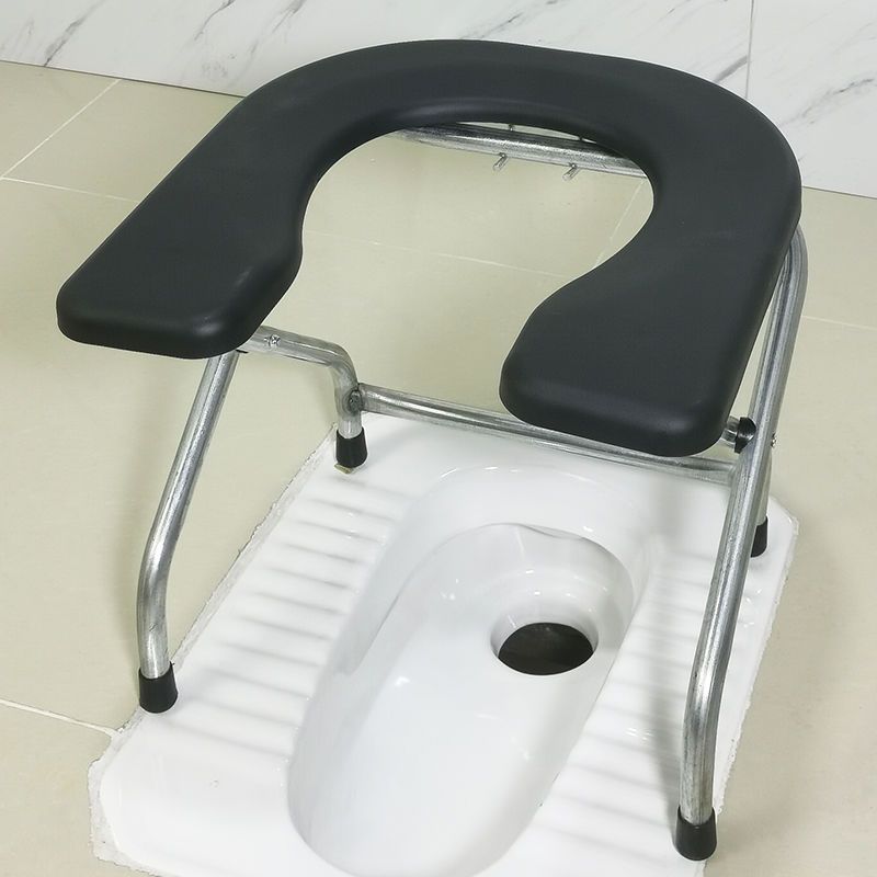 便携式坐便椅孕妇坐便器老人大便椅碳钢厕所凳马桶凳蹲厕改坐厕椅